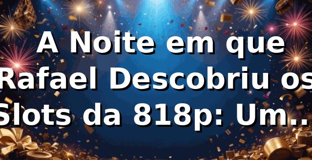 🎰 A Noite em que Rafael Descobriu os Slots da 818p: Uma História de Sorte em São Paulo